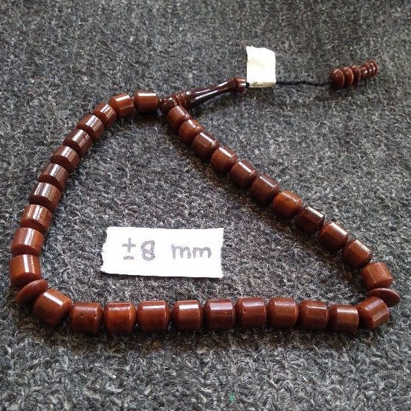 tasbih kokka peluru ± 8 mm ( 8mm ) 33 butir