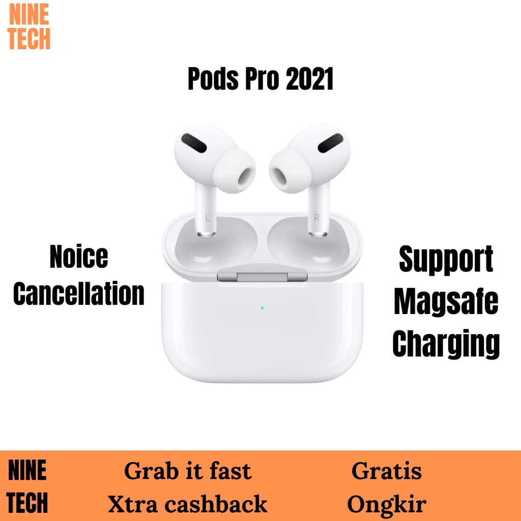 Airrpds Pro 2021 With Mgsafe Charging case Wireless [BARU BUKAN SECOND]