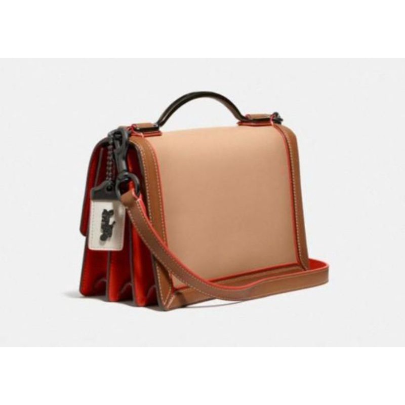 Coach Riley Top Handle 22 In Colorblock (C1049)