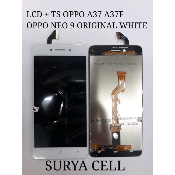 LCD TOUCHSCREEN OPPO A37 A37F OPPO NEO 9 ORIGINAL WHITE  ORIGINAL