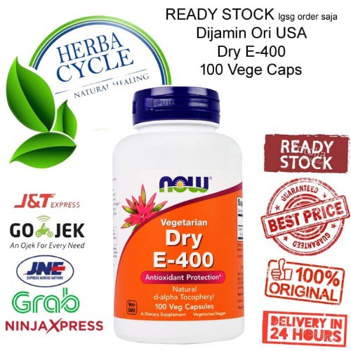 Now Foods Dry E 400 100 Veg Now Vit E 400 Now VIT E 400 ORI USA