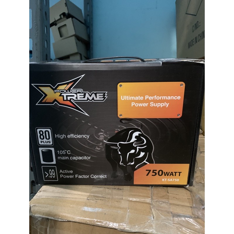 power supply gaming (PSU) xtreme 750w 80plus / 750watt 6pin