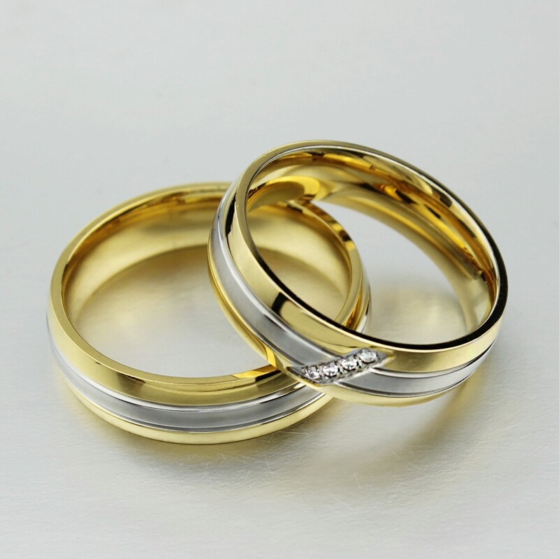 SALE / OBRAL Cincin Couple / Tunangan / Nikah / Pasangan / Titanium C016 Anti karat