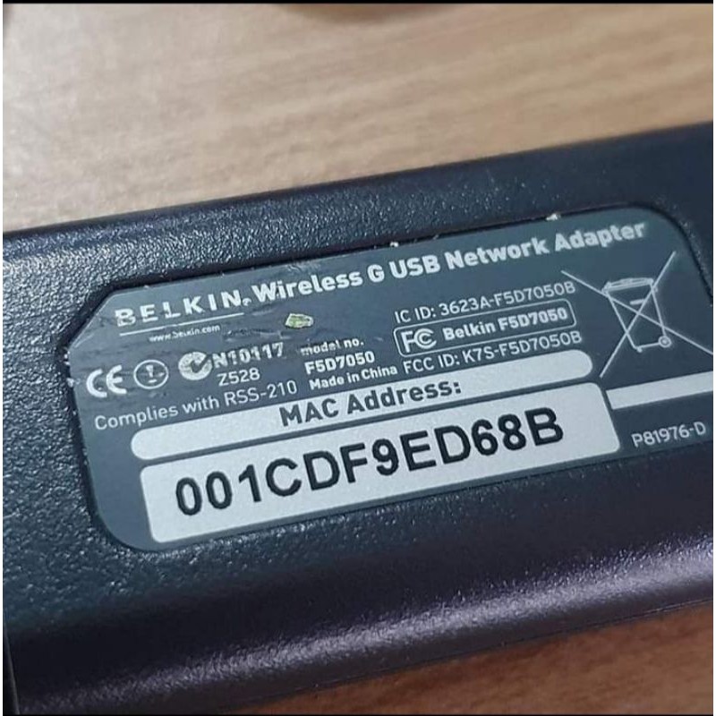 Wireless G Usb Network Adapter