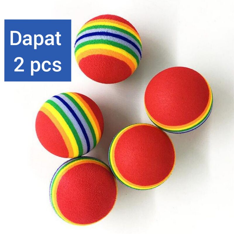 Mainan Kucing BOLA (2 pcs)