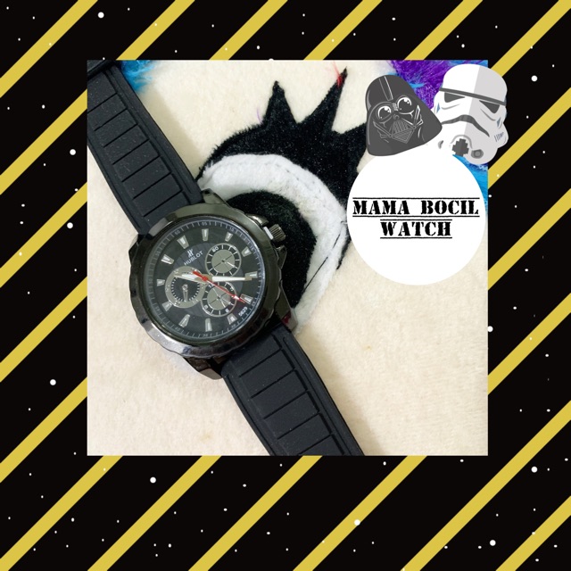 Jam tangan pria hublot tali rubber