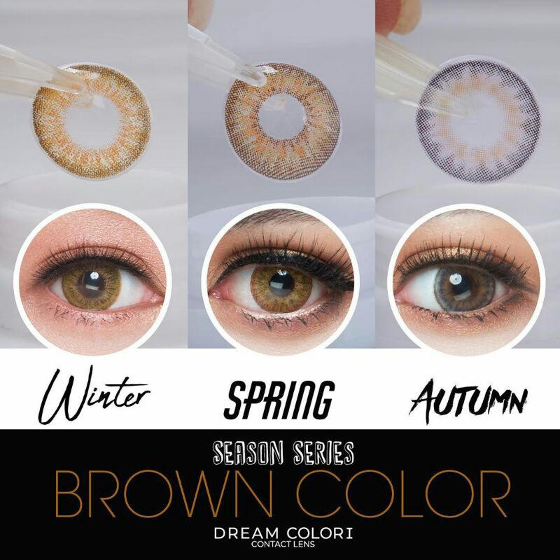 Softlens Winter by Dreamcolor1 korean lens Normal Minus kemasan botol harga sepasang