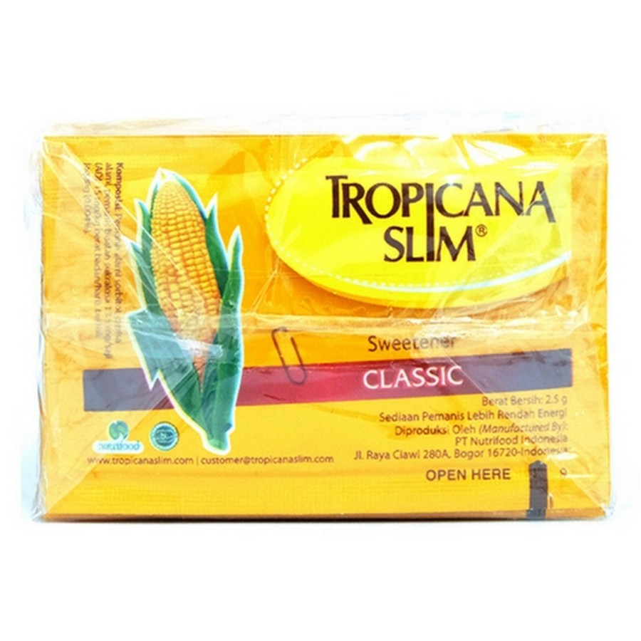 

TROPICANA SLIM CLASSIC Sachet 2 Gram