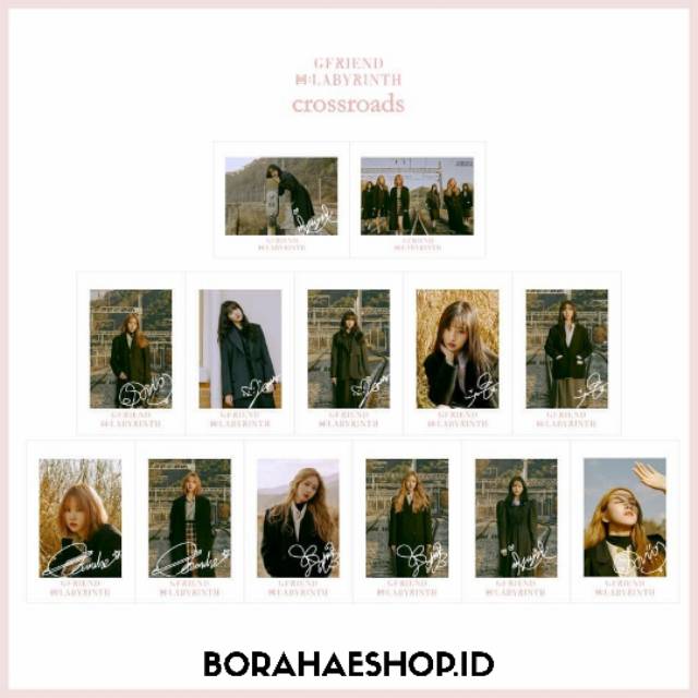 polaroid dan flag terbaru GFRIEND CROSSROAD