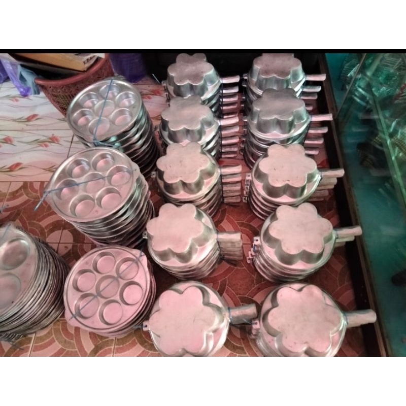 Tuangan / Cetakan Wadai Bingka & Roti Pisang Banjar