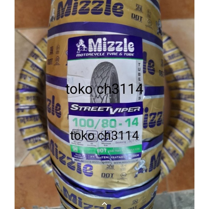 Jual Ban Mizzle Street Viper Tubeless Ban Luar Motor Original Murah Shopee Indonesia