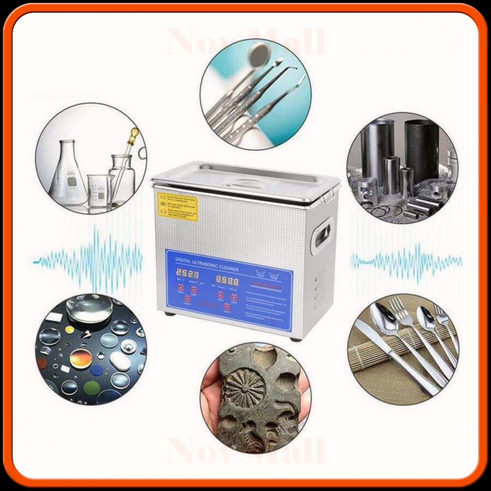 Mesin Pembersih Perhiasan Ultrasonic Cleaner 120W - MH-020S1