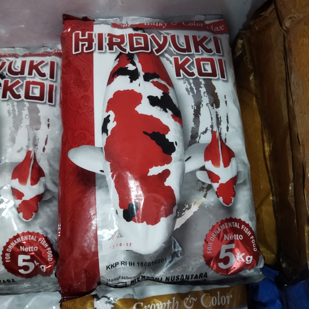 Hiroyuki Koi Super Bulky & Color Max 5kg Pakan Ikan Koki Tamasaba