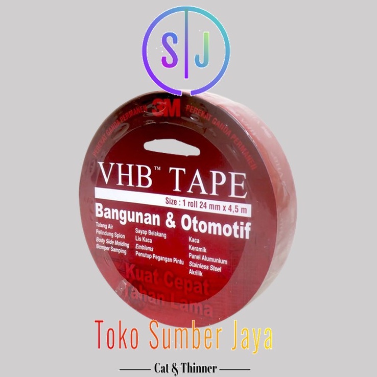 3M Perekat Double Sided Tape VHB 24mm Original