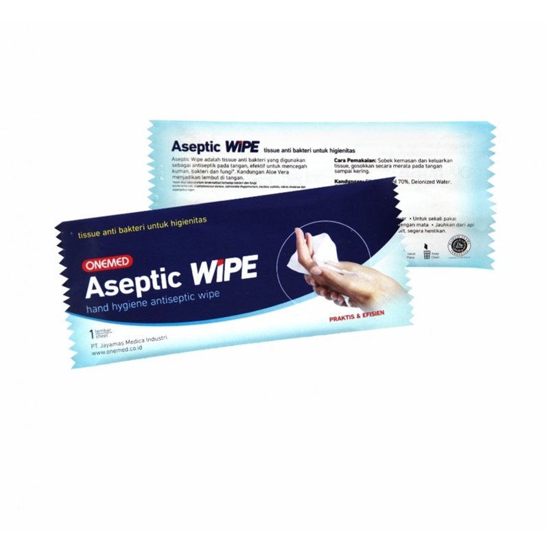 Tissu Steril Aseptic Wipe Sebagai Lap Pembersih Tangan Tanpa Bilas