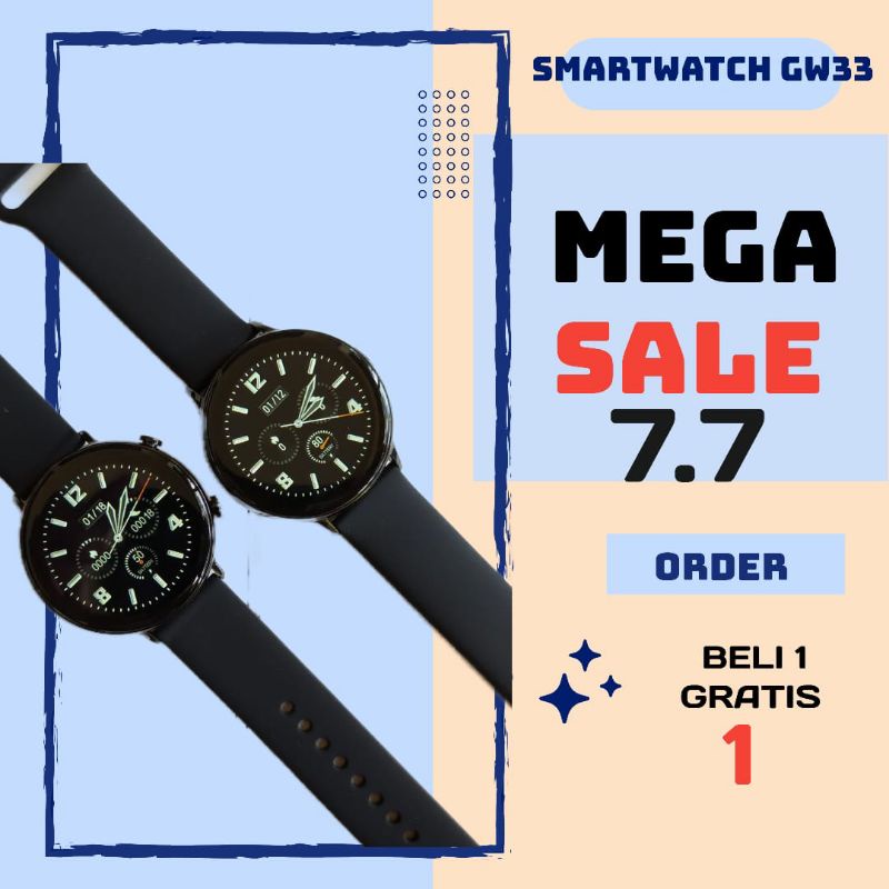 Brand Gread Sale Buy 1 Get 1 Free Smartwatch Gw 33 & Gw 32 Super Clone Galaxy Activ II