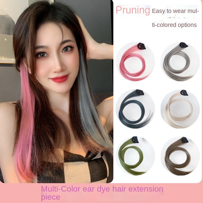 Wig Rambut Model Gantung Telinga Seamless