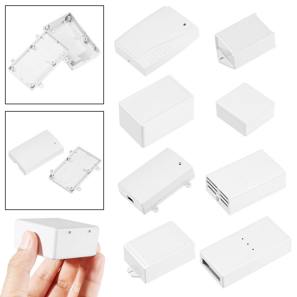 Solighter 1/2pcs Kotak Proyek Elektronik 8ukuran ABS Plastik DIY Instrumen Case