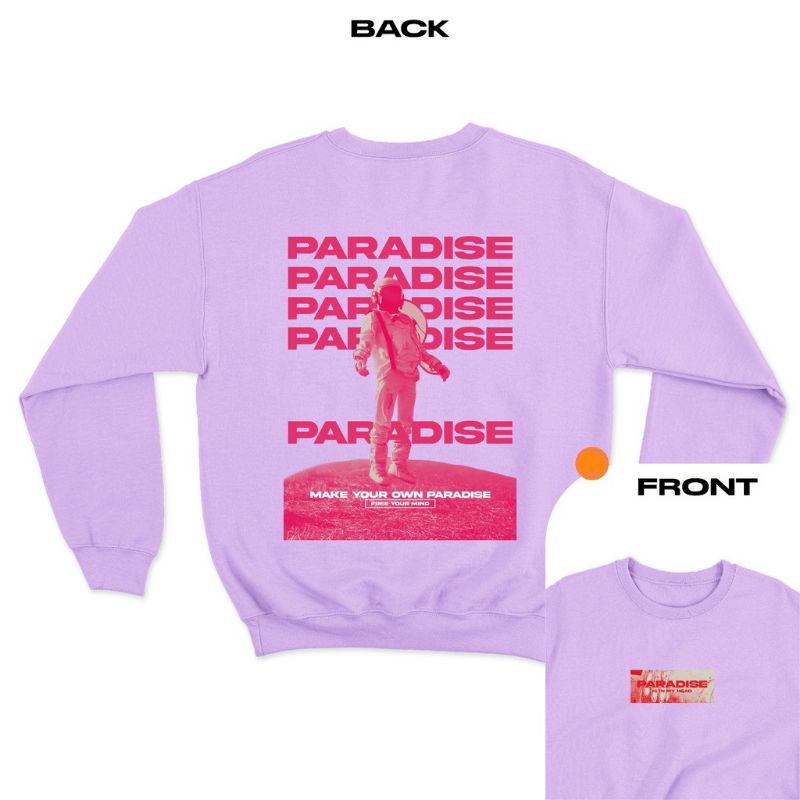 Sweater crewneck unisex (Paradise)