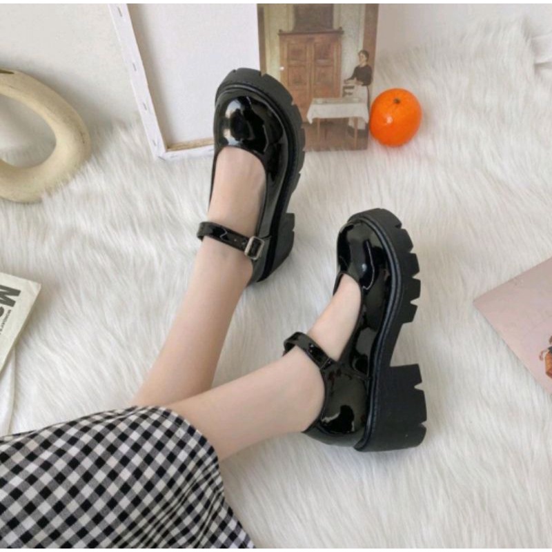 Sepatu Wanita - Mosasi | Sepatu Wanita Momori Fair Look Original Sekolah Kerja Kantor Gaya Trendy Korea Style import Quality