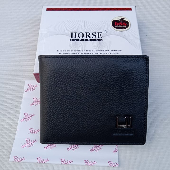 Dompet Pria Lipat Imperial Horse 23 Kartu Kancing / DompetKulit Asli Pria Murah