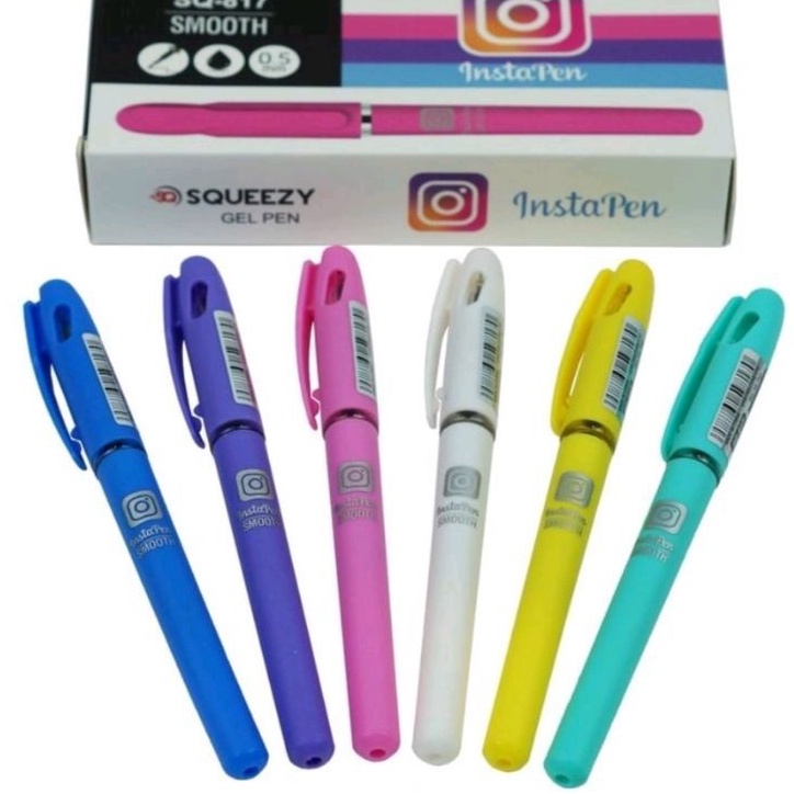 

Pulpen InstaPen SQUEEZY CANDY SQ-817 0,5 mm(12pcs)