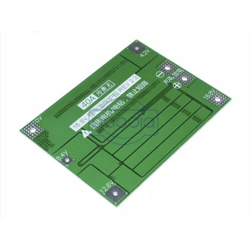 Bms 4S 40A Papan Modul Charger Baterai Lithium Li-On 4s 16.8v 40a