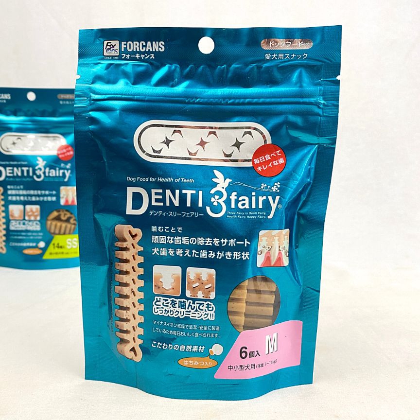 

FORCANS Snack Anjing Dental DENTI3FAIRY Medium 6pcs