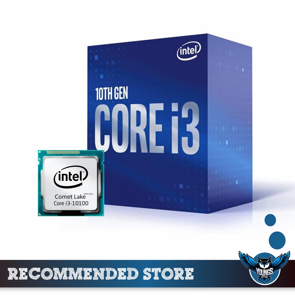 INTEL CORE I3 10100 3.6GHz UpTo 4.3GHz LGA1200 4C 8T BOX CPU PROCESSOR BOX