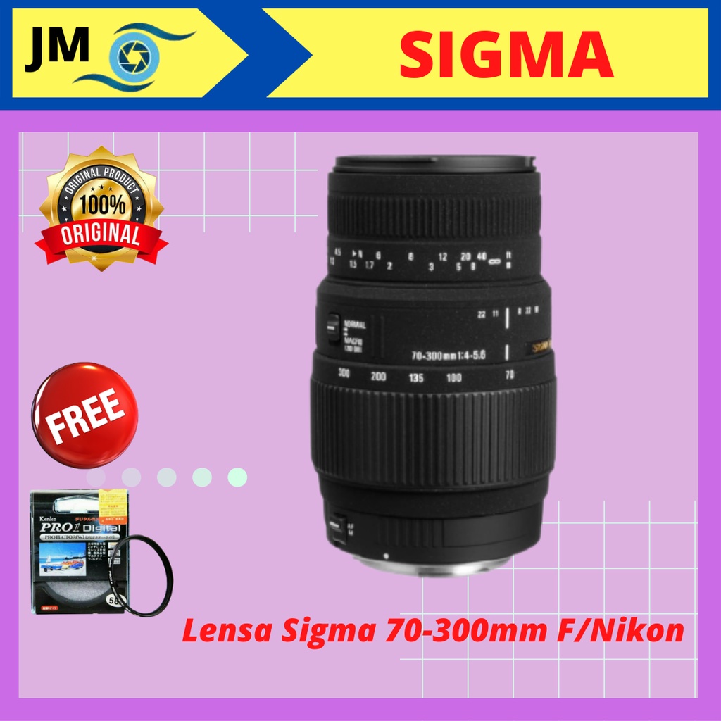 Lensa Sigma 70-300mm F/Nikon