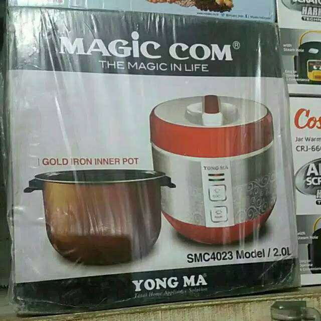 YongMa Rice Cooker Magic Com Yong Ma Manual  2 Ltr- SMC4023 SMC 4023