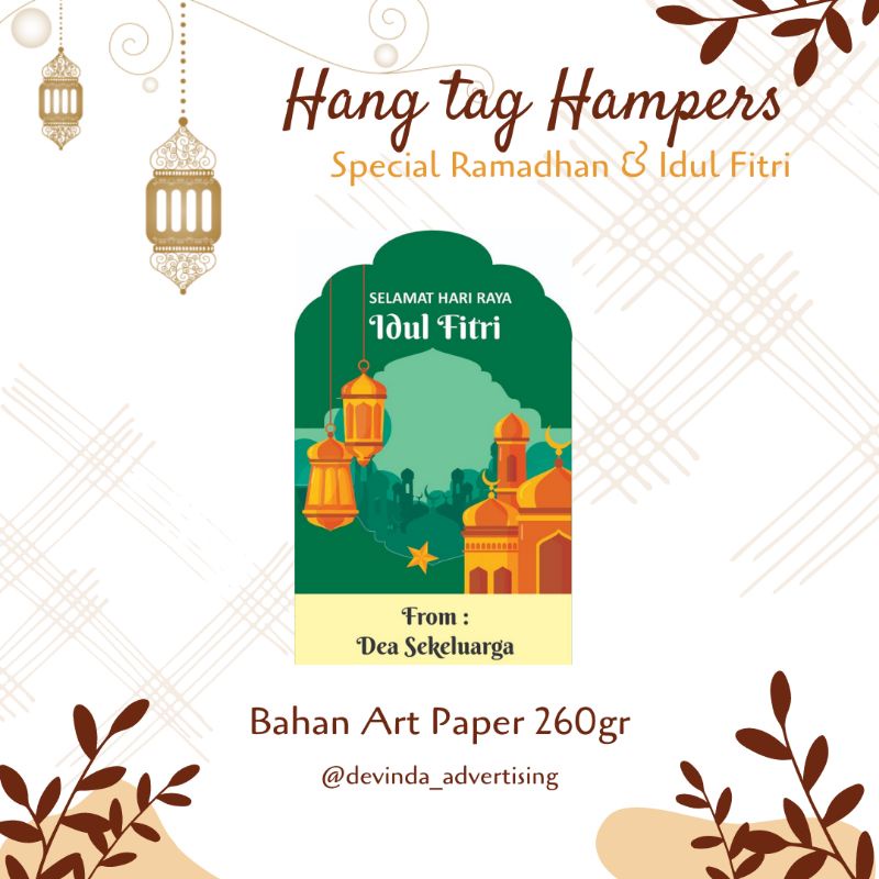 

hang tag hampers spesial lebaran