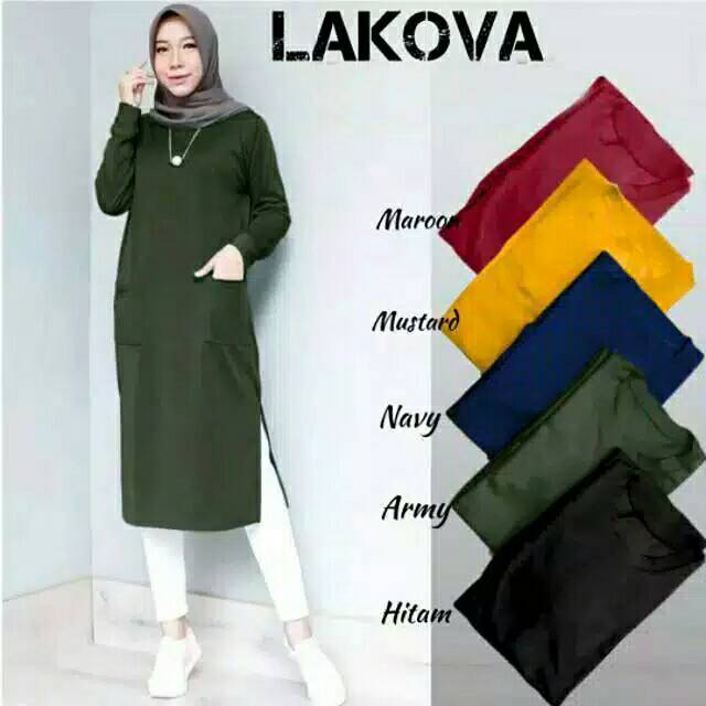 Tunik Lakova( Ld 110 cm pjg 100 Cm)