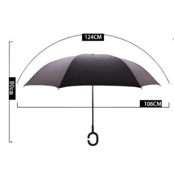 Payung Terbalik Premium/Payung Kazbrella/Payung Mobil NEW***