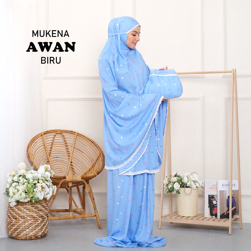 Mukena Rayon Dewasa Awan