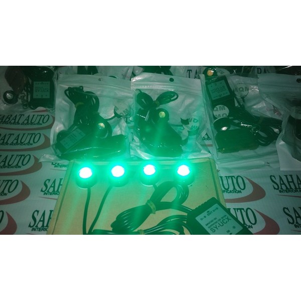 Lampu Strobo Remot Control Eagle Eye 12 Watt Warna Hijau / Gren