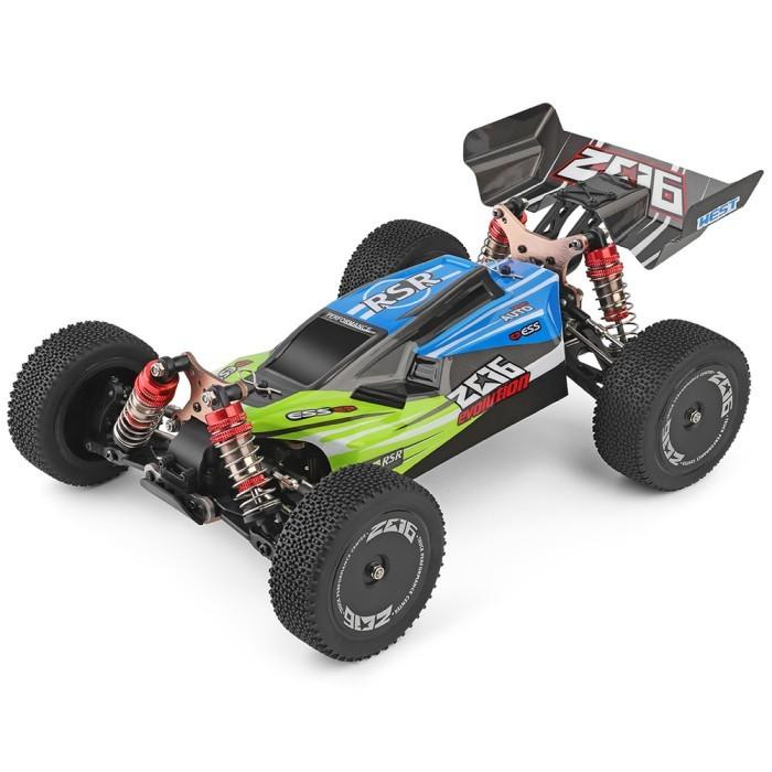 Wl Toys 144001 Rc Car Hsp Buggy 4Wd 1/14 60Km/H Metal Chassis Rtr