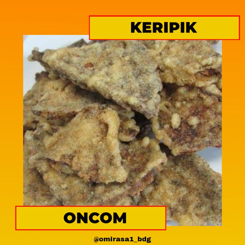 

Keripik Oncom oleh-oleh Bandung OMIRASA 1