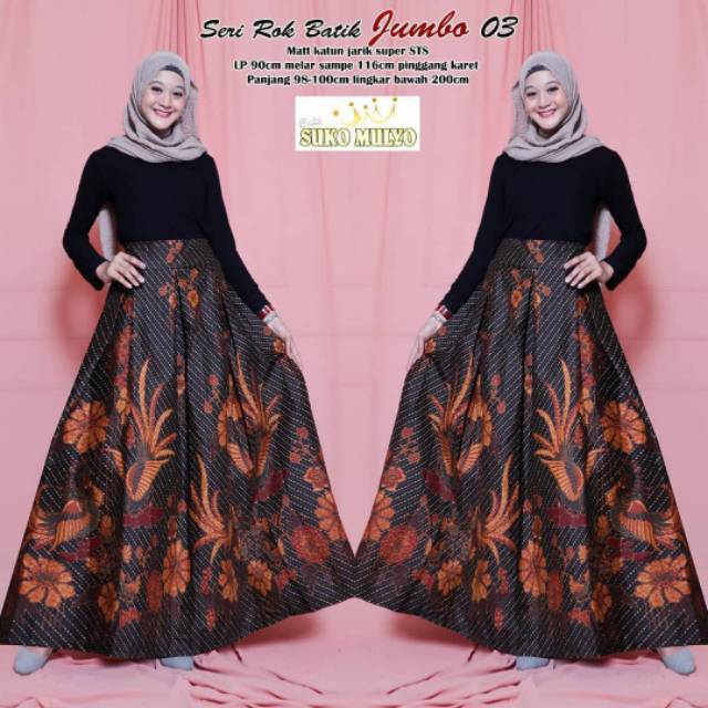 Rok Adhikara Batik Solo Fashion Wanita Rok Batik Modern Bawahan Batik Ori By SVJ
