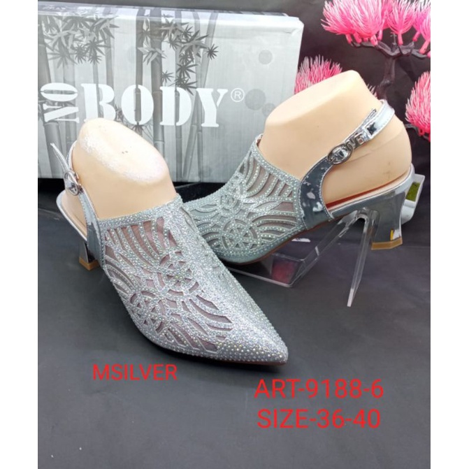 Sandal pesta import nobody 9188-6