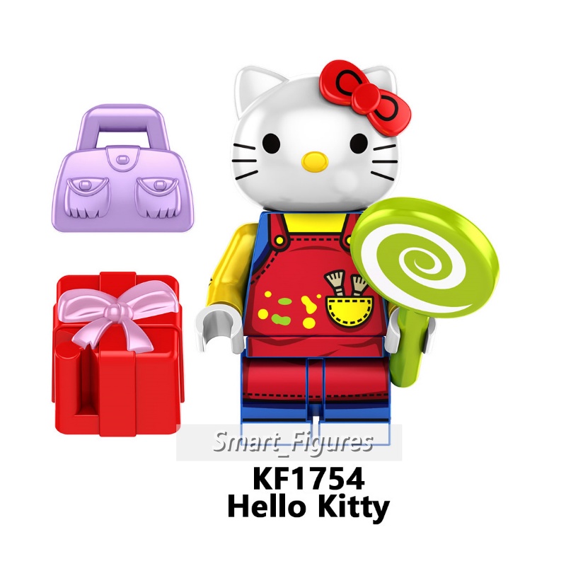 Mainan Action Figure Mini Karakter Kartun Hello Kitty Buzz Lightyear Izzy Hawthorne Zach The Great Demon KF6166