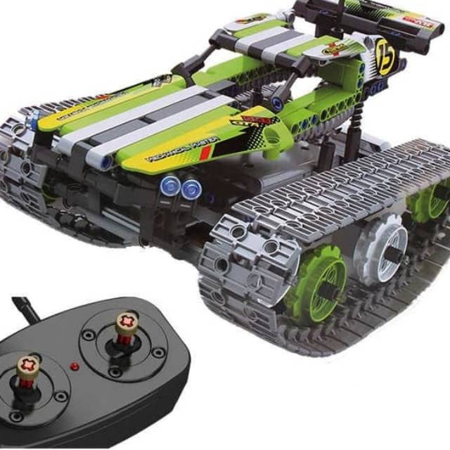 Bricks 3in1 QIHUI 8015 Mobil RC OffRoad Car Tracked Racer 15 VS Lepin