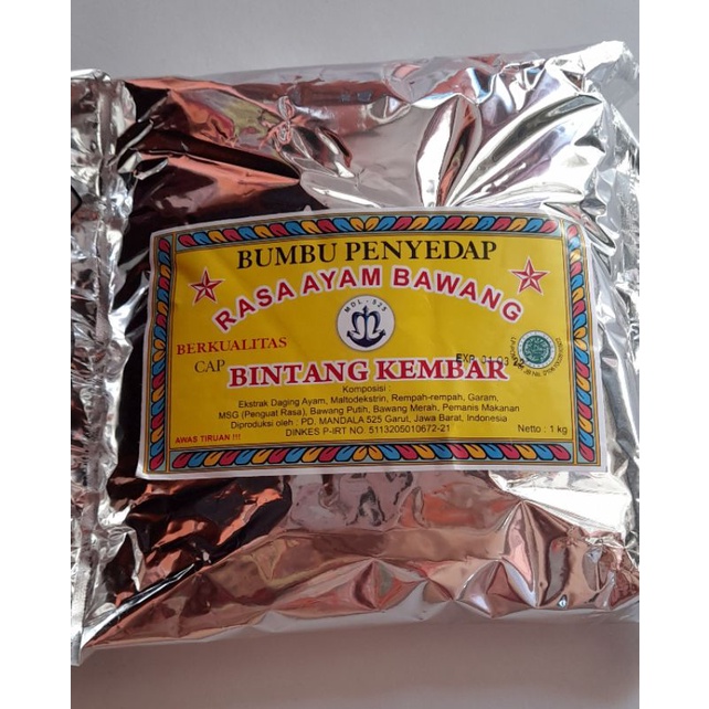 

Bumbu Rasa Ayam bawang cap Bintang kembar 1kg