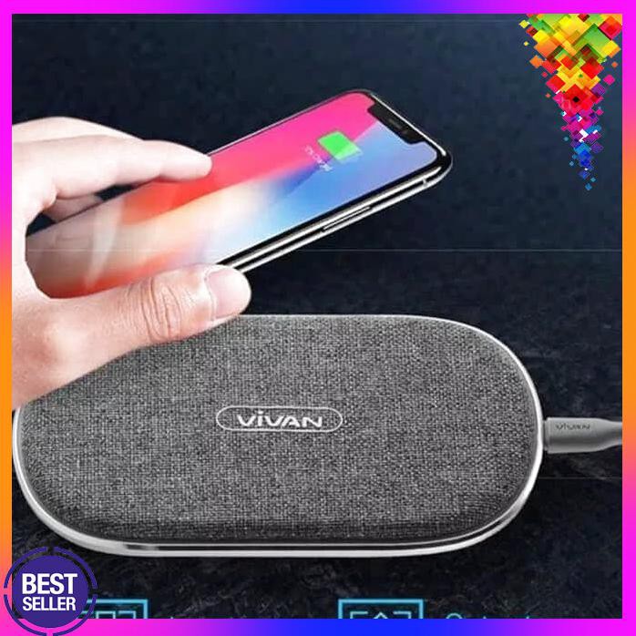 Acc Hp Vivan Vwc 02 Wireless Charger Charging Smartphone Original