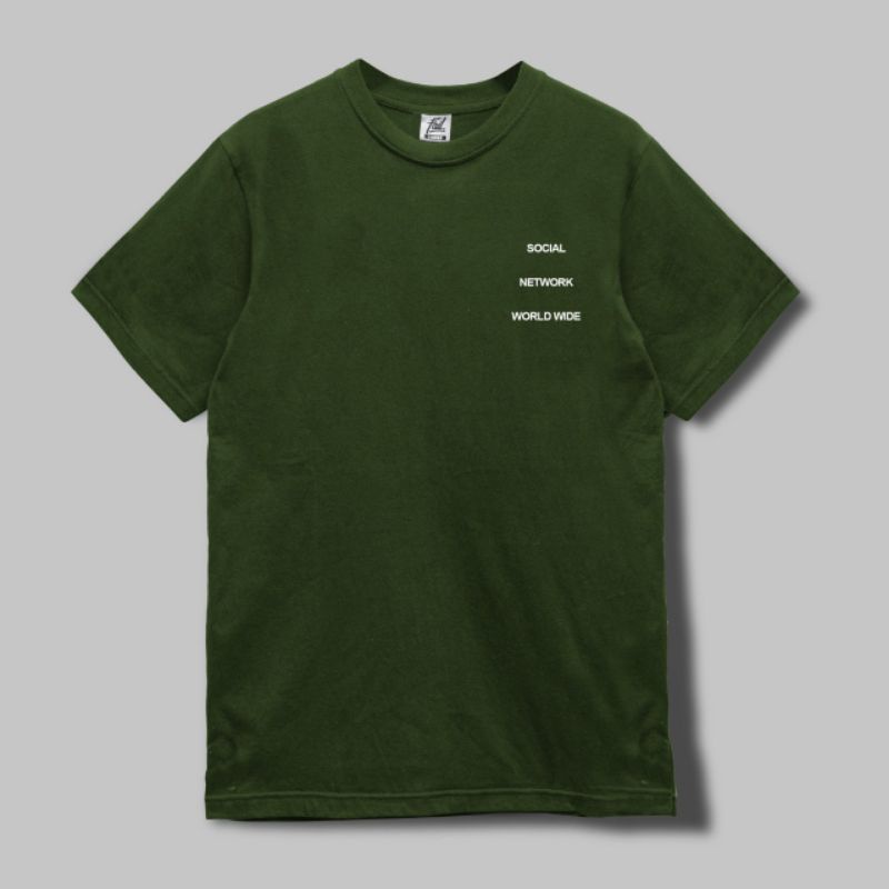 FAILOFFICIAL T-SHIRT - SOSIAL NETWORK 02 ARMY GREEN