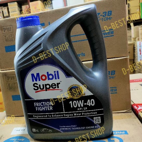 Oli mobil bensin &quot;Mobil1&quot; Super 2000 SAE 10W/40 - 4 liter