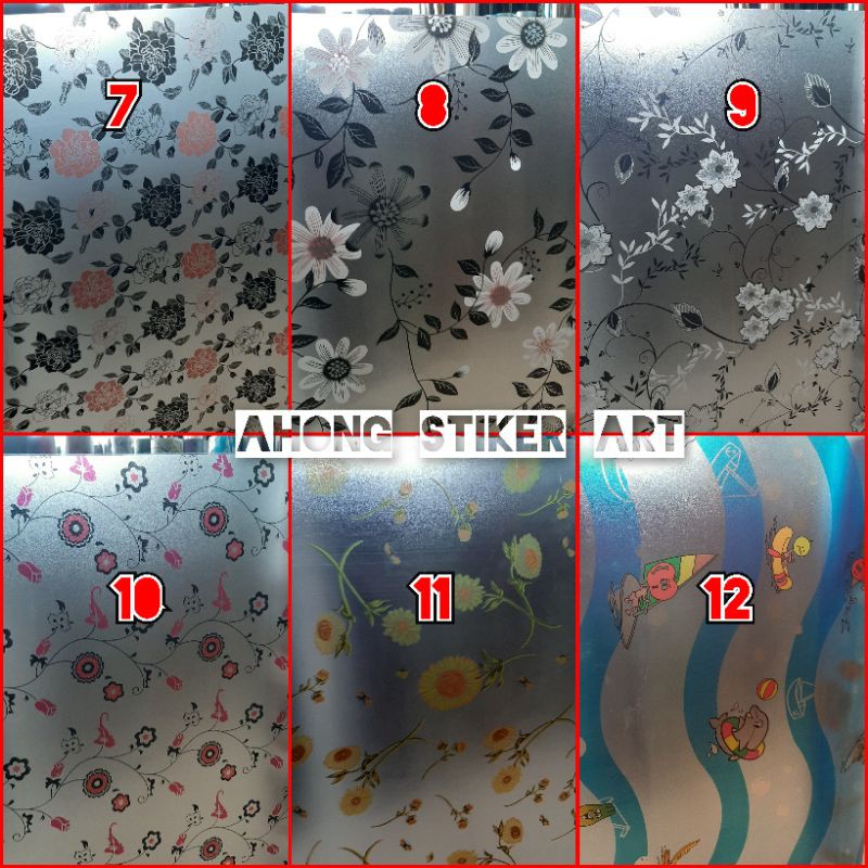 STICKER KACA JENDELA/STIKER MOTIF/TERLARIS STIKER/TERLARIS STICKER KACA/NEW STIKER/NEW STICKER