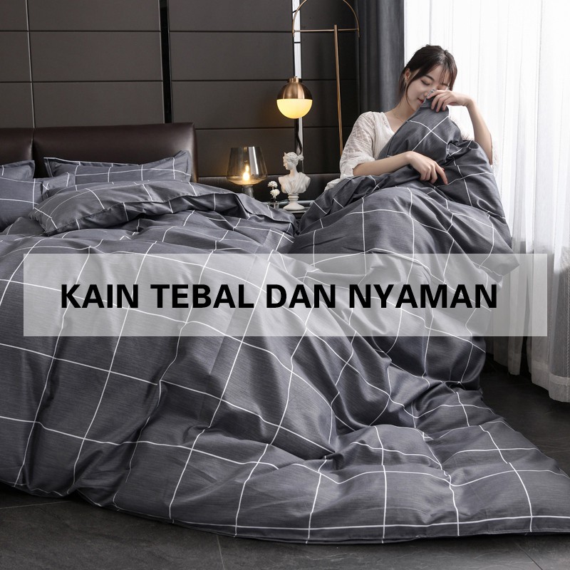 BEDCOVER Selimut  Bed Cover /BEDCOVER Motif Aeshtetic Minimalis UK 160X200 180X200