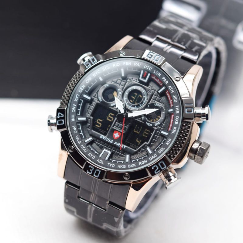 Jam Tangan Pria - Tali Rantai