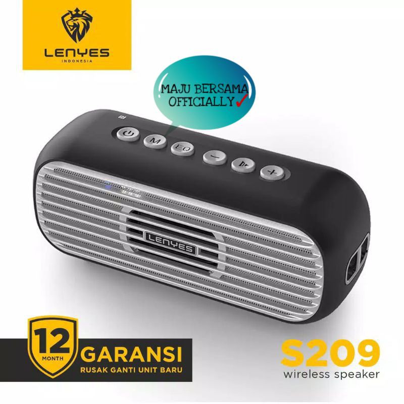 [MB] LENYES S209 20w classic retro wireless bluetooth hifi stereo nfc tws portable speaker original